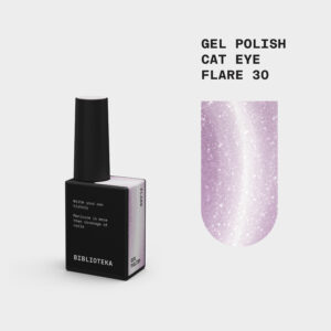 BIBLIOTEKA Gelinis lakas Cat Eye Nr. 30 Flare - šaltas rožinis 10ml