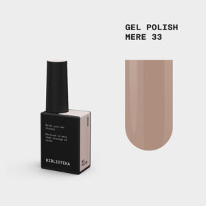 BIBLIOTEKA Gelinis lakas Nr. 33 Mere - šviesus kreminis 10ml
