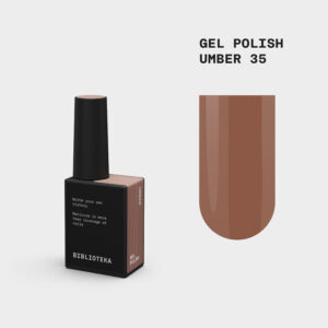 BIBLIOTEKA Gelinis lakas Nr. 35 Umber - šiltas natūralus 10ml