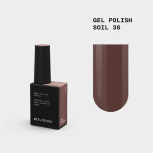 BIBLIOTEKA Gelinis lakas Nr. 36 Soil - šiltas rudas 10ml