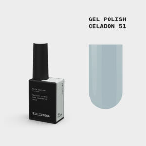BIBLIOTEKA Gelinis lakas Nr. 51 Celadon - mėtinis 10ml