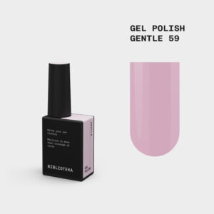 BIBLIOTEKA Gelinis lakas Nr. 59 Gentle - pastelinis rožinis 10ml