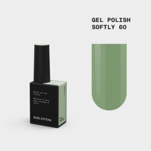 BIBLIOTEKA Gelinis lakas Nr. 60 Softly - šviesus žalias 10ml