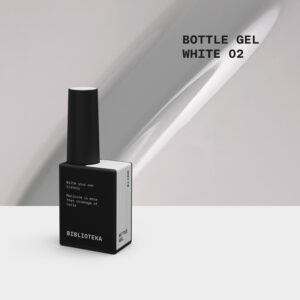 BIBLIOTEKA Bottle gelis Nr. 02 White - baltas