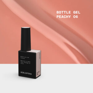 BIBLIOTEKA Bottle gelis Nr. 06 Peachy - persikinis
