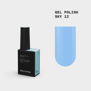 BIBLIOTEKA Gelinis lakas Nr. 12 Sky - žydras 10ml