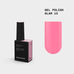BIBLIOTEKA Gelinis lakas Nr. 15 Glam - rožinis 10ml
