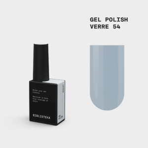 BIBLIOTEKA Gelinis lakas Nr. 54 Verre - šviesus žydras 10ml