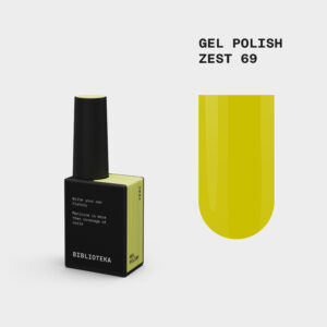 BIBLIOTEKA Gelinis lakas Nr. 69 Zest - ryškus geltonas 10ml